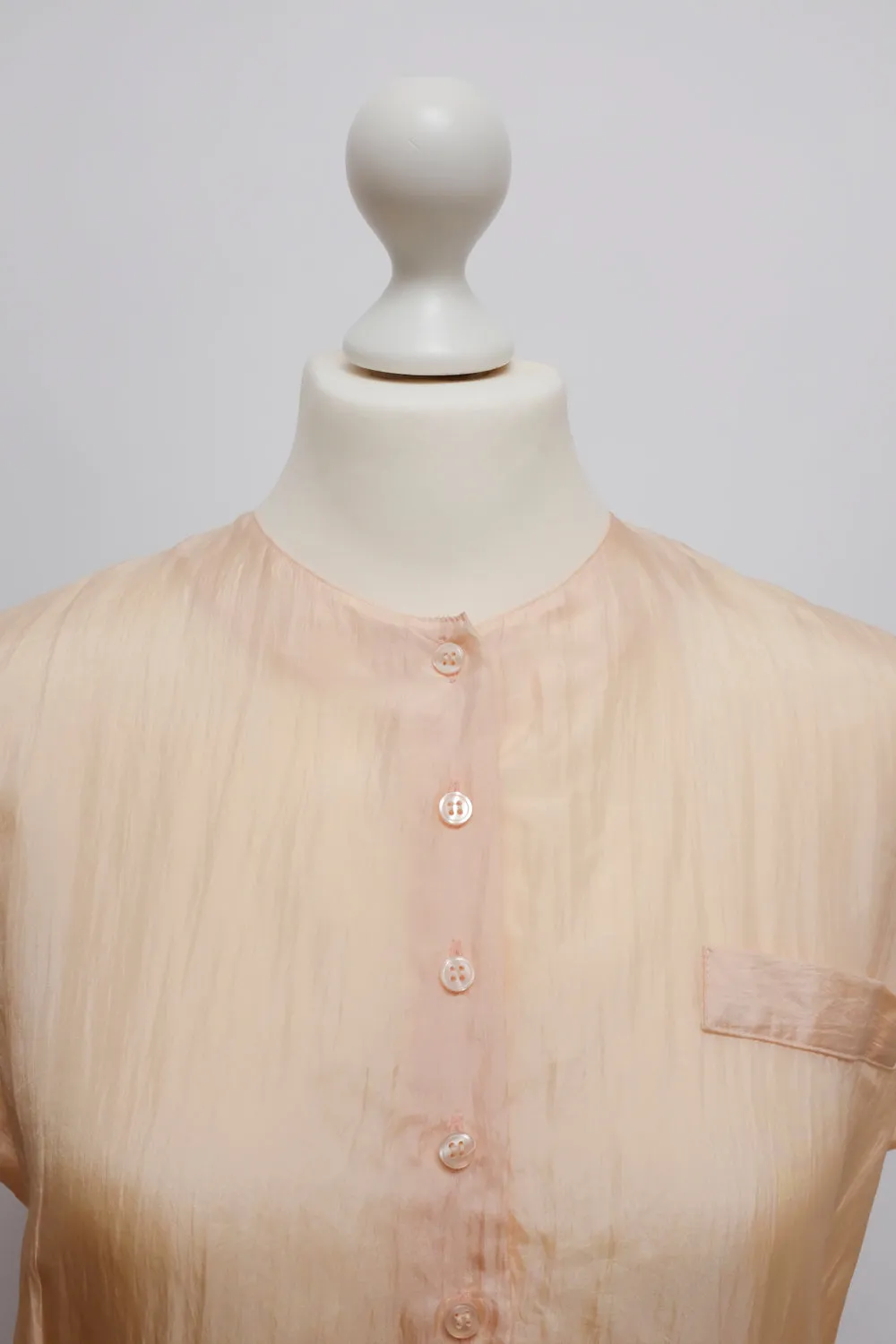 0015_SILK SALMON BLOUSE