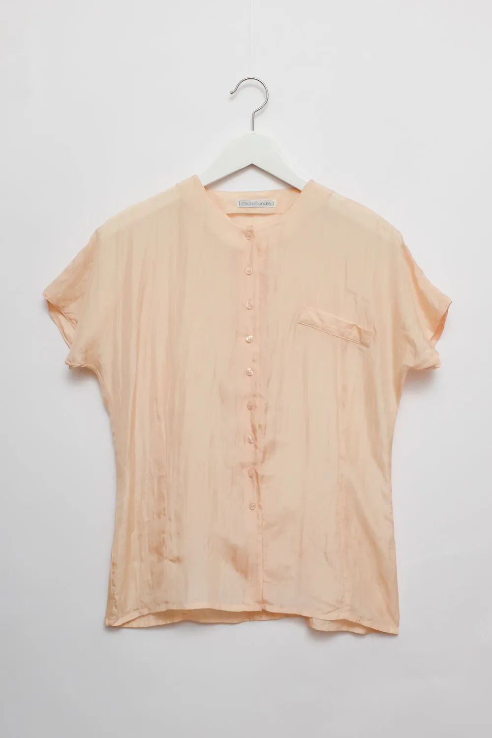 0015_SILK SALMON BLOUSE