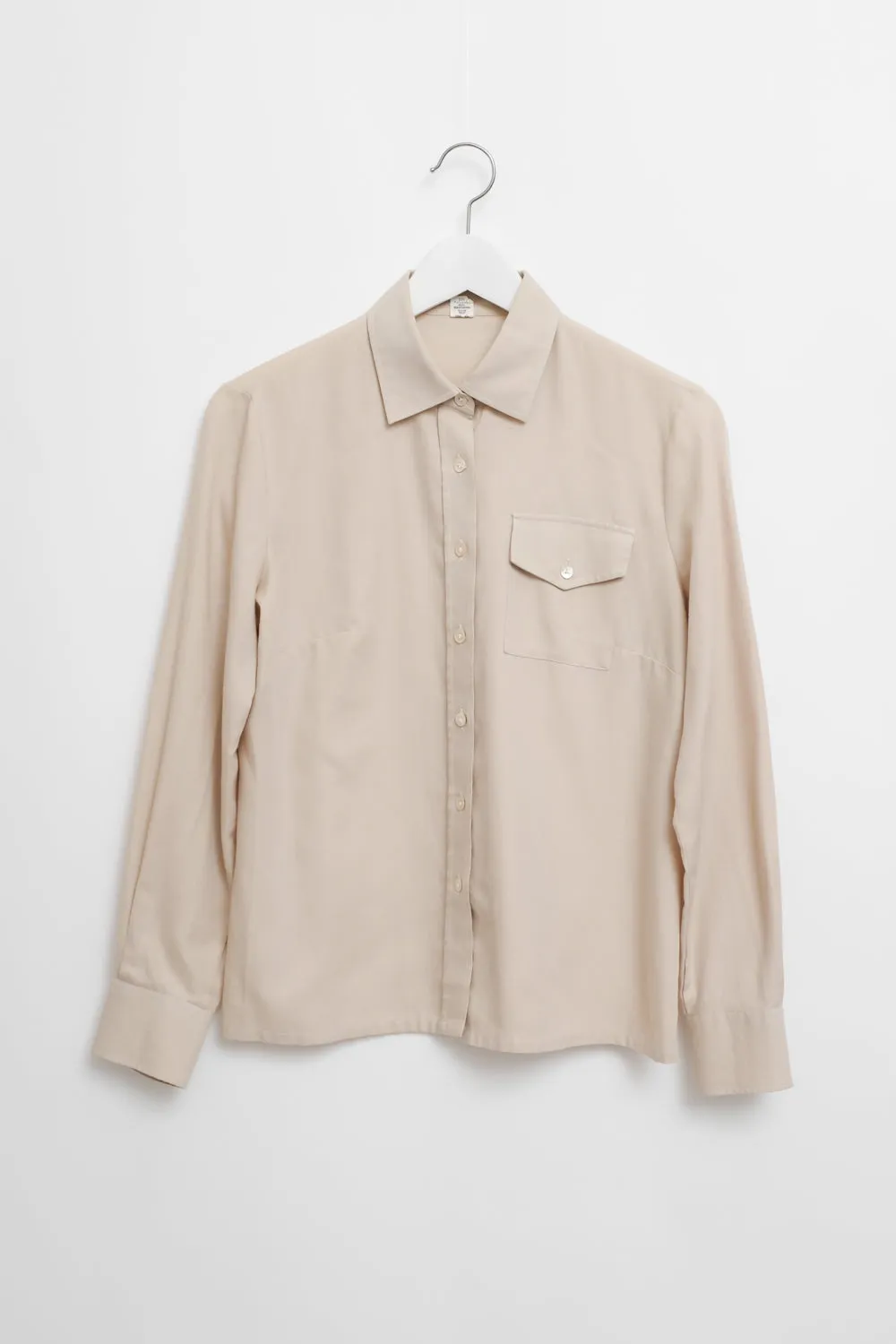 0066_BEIGE VINTAGE SLIM SHIRT