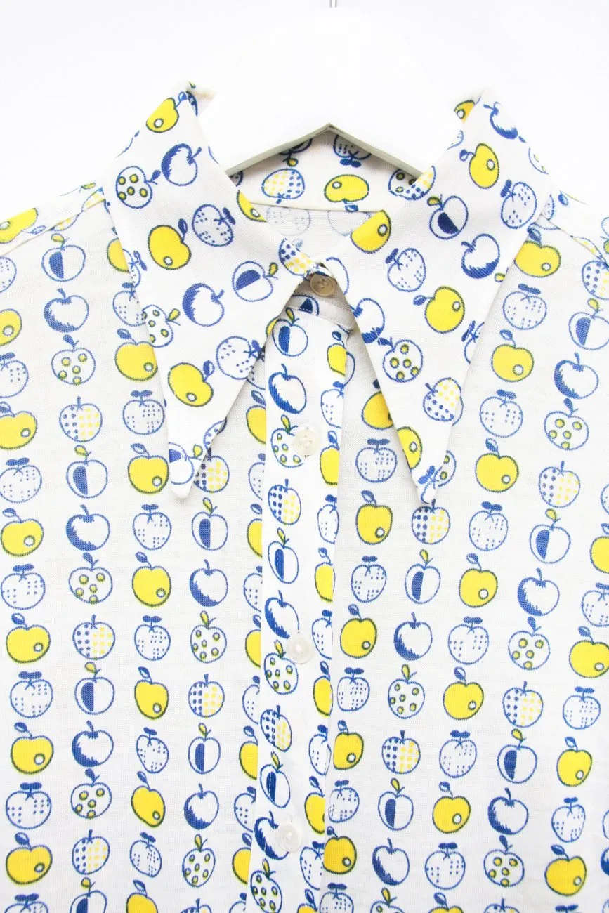 0629_VINTAGE APPLE SHIRT WITH POINTY COLLAR