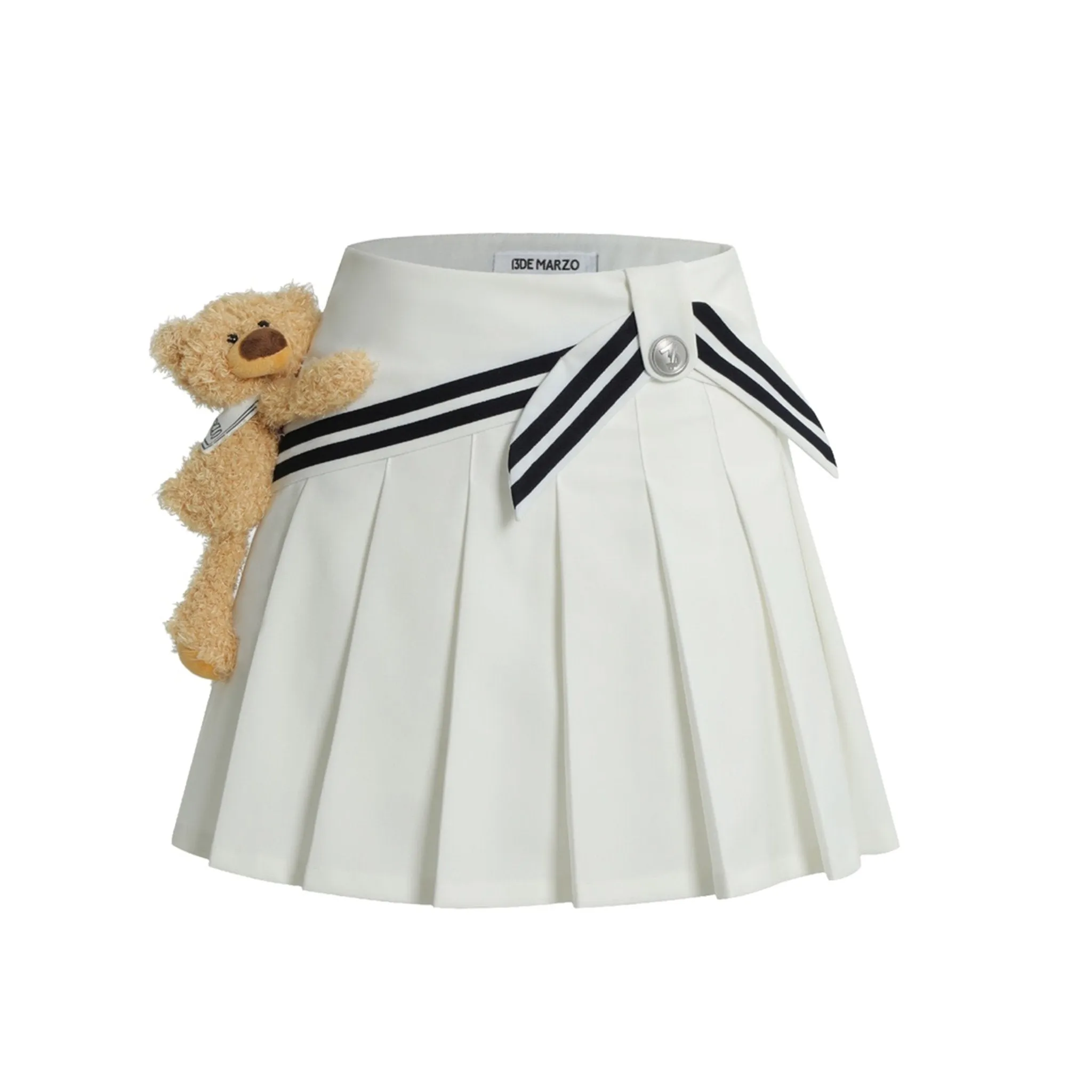 Bear Retro Sailor Dress in White