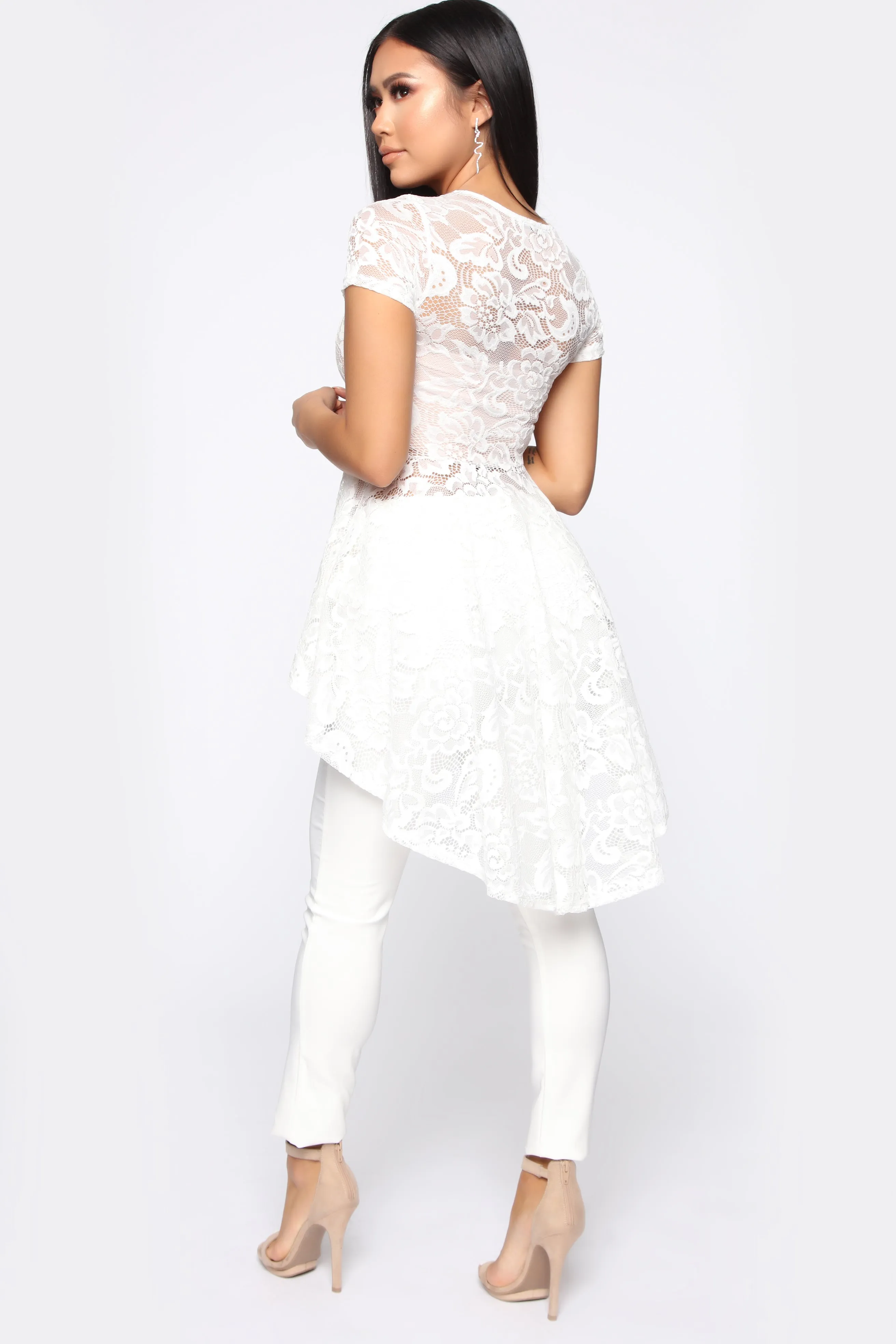 Belladona Lace Top - Ivory