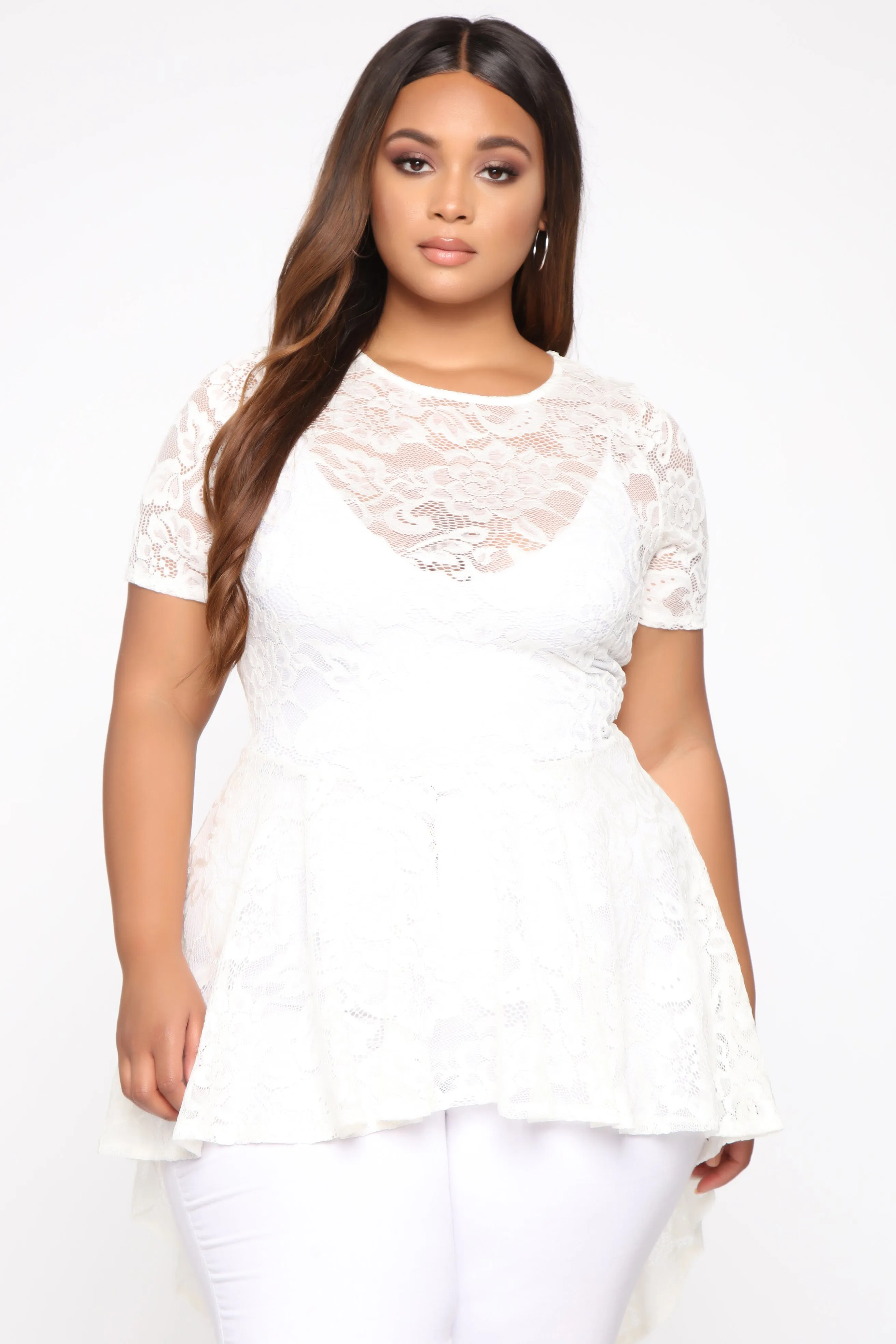 Belladona Lace Top - Ivory