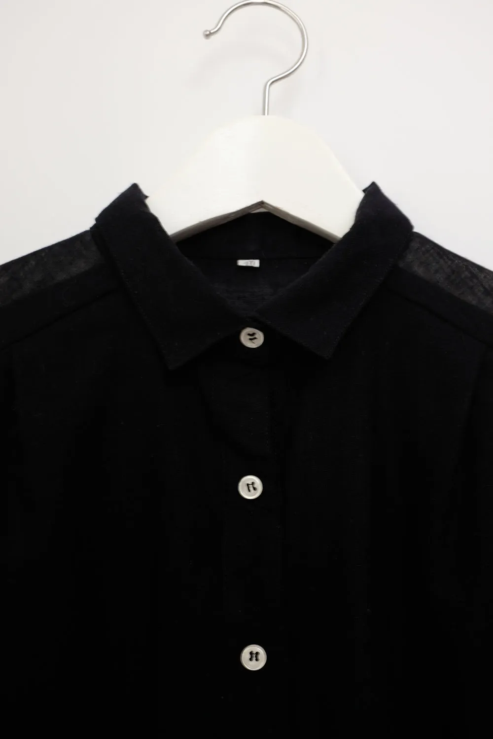 BLACK LIGHT TRANSPARENT VINTAGE SHIRT