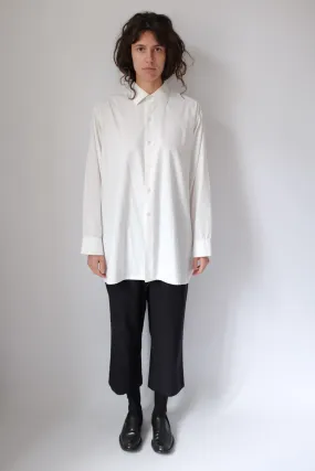 CLASSY WHITE COTTON OVERSIZE SHIRT