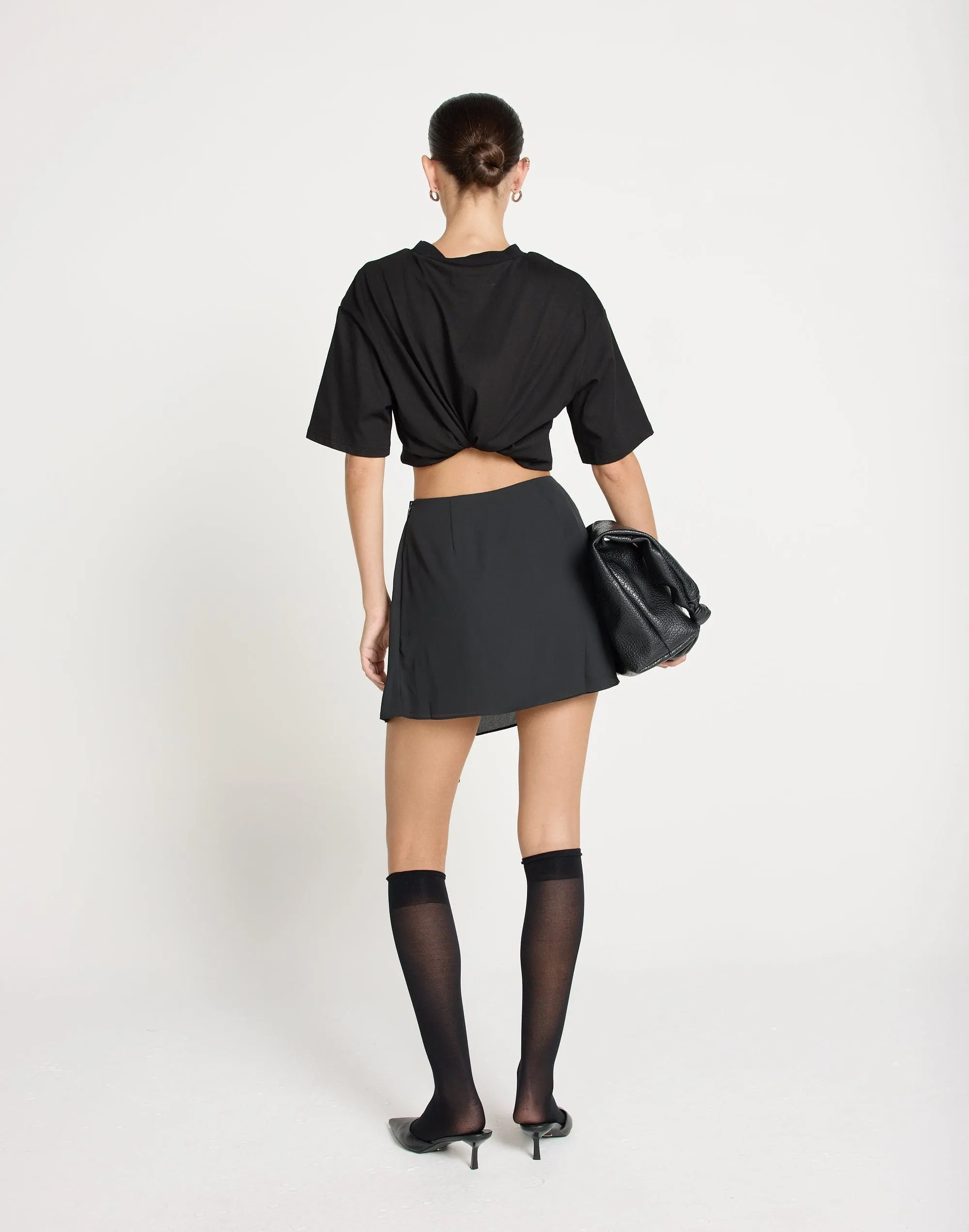 Cynthia Mini Skirt (Black)