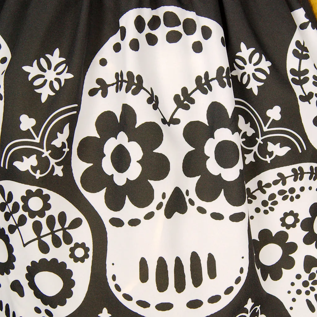 Dia de Los Muertos Skull Skirt