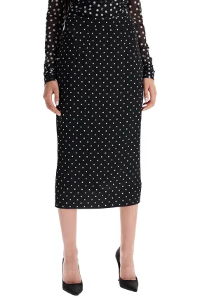 Dolce & Gabbana Stretch Charmeuse Pencil Skirt