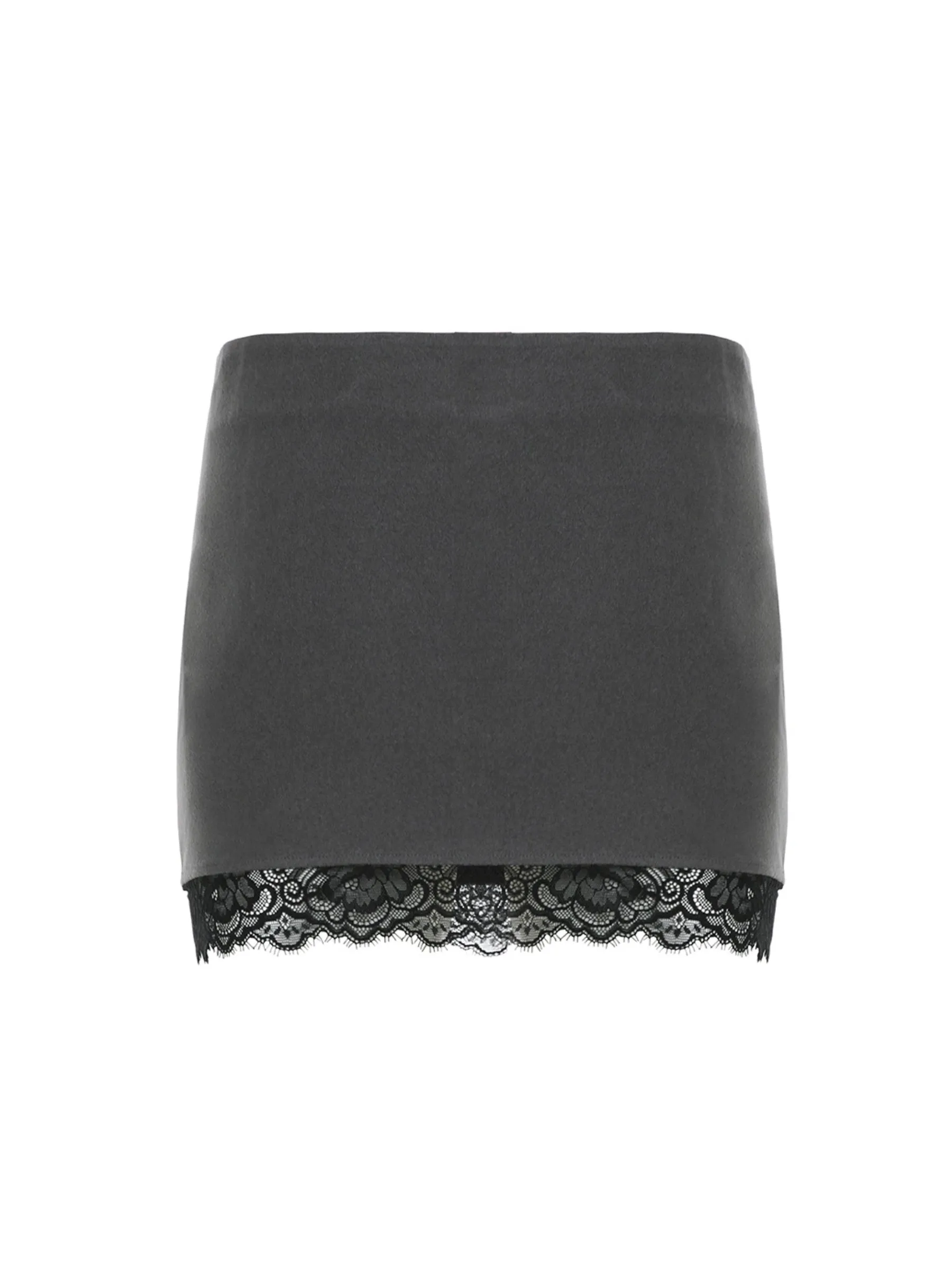 Eve Retro Lace Knit Skirt