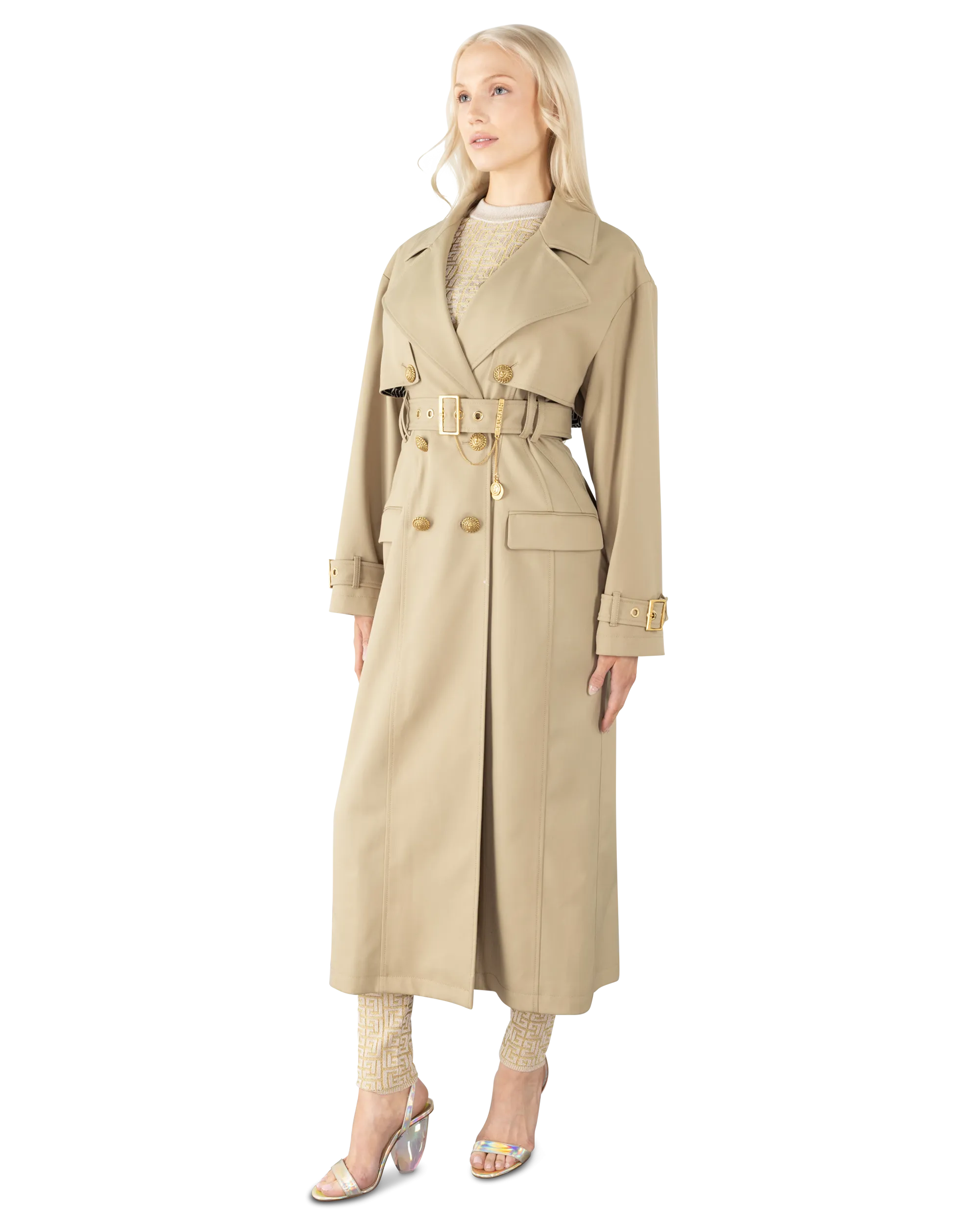 Gabardine Trench Coat