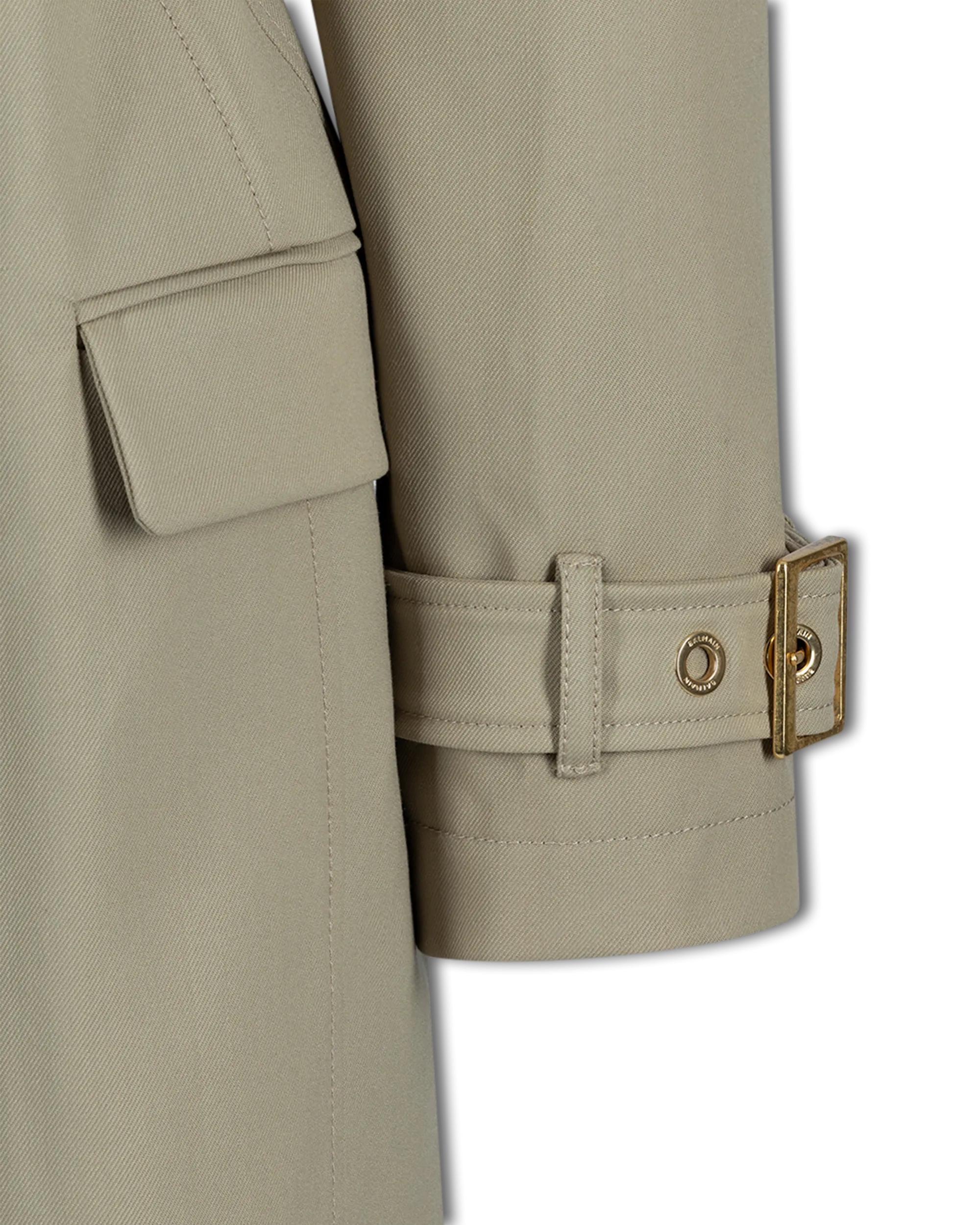 Gabardine Trench Coat