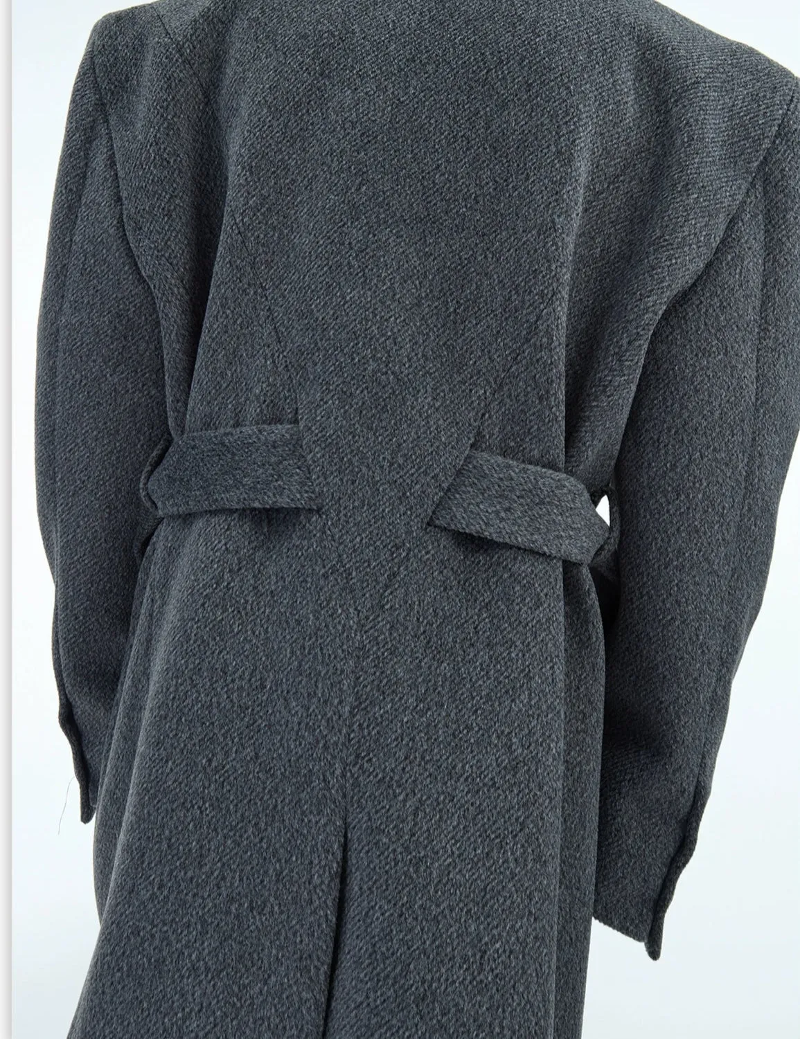 Heavyweight Double-Breasted Wool Trench Coat