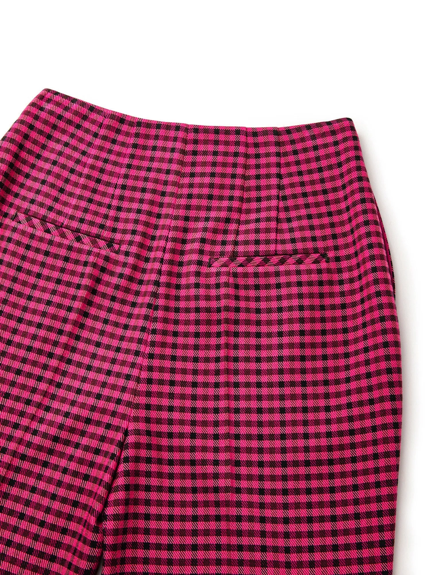 Ipekyol Plaid Pattern Trousers Pink