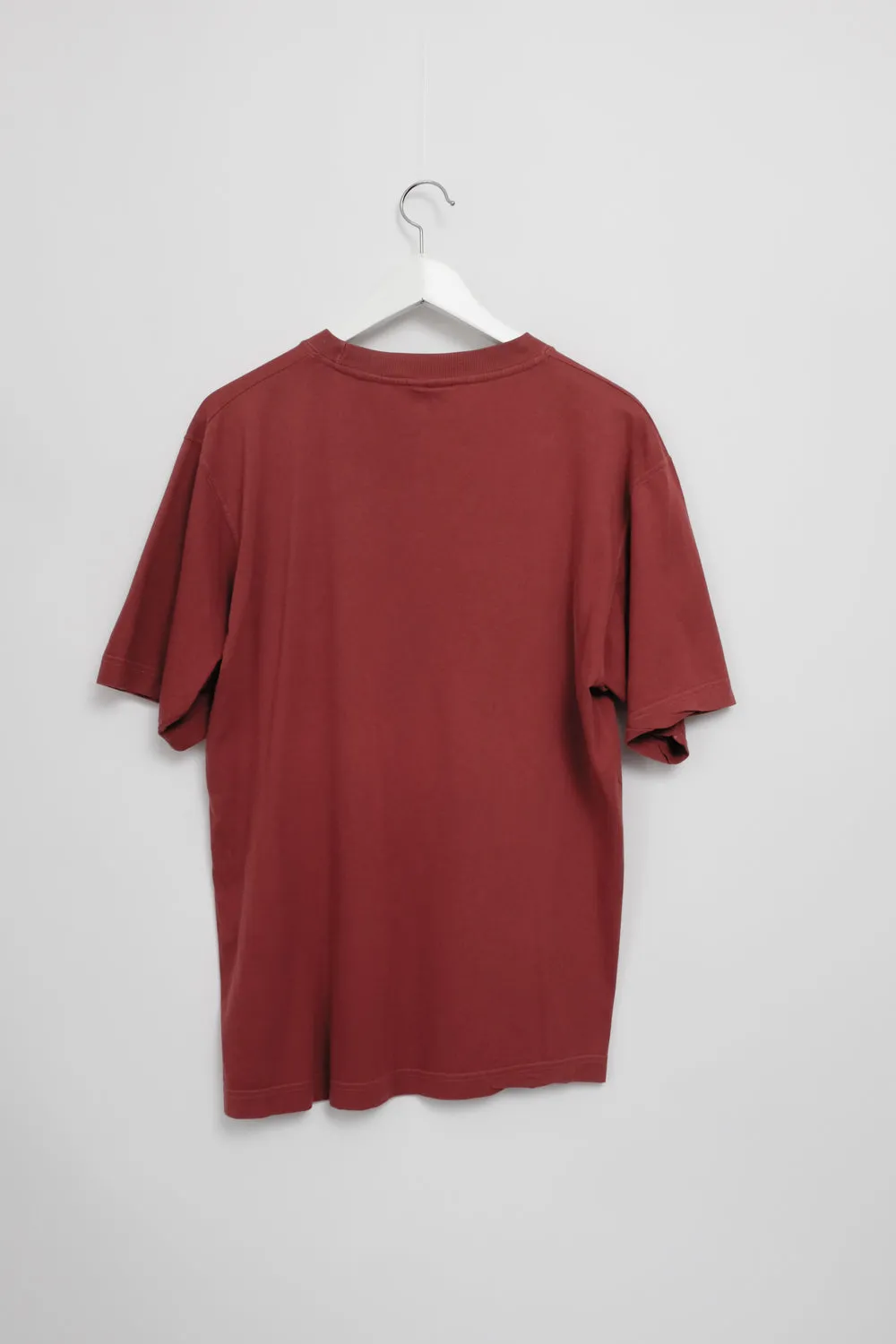 JIL SANDER VINTAGE BURGUNDY TEE