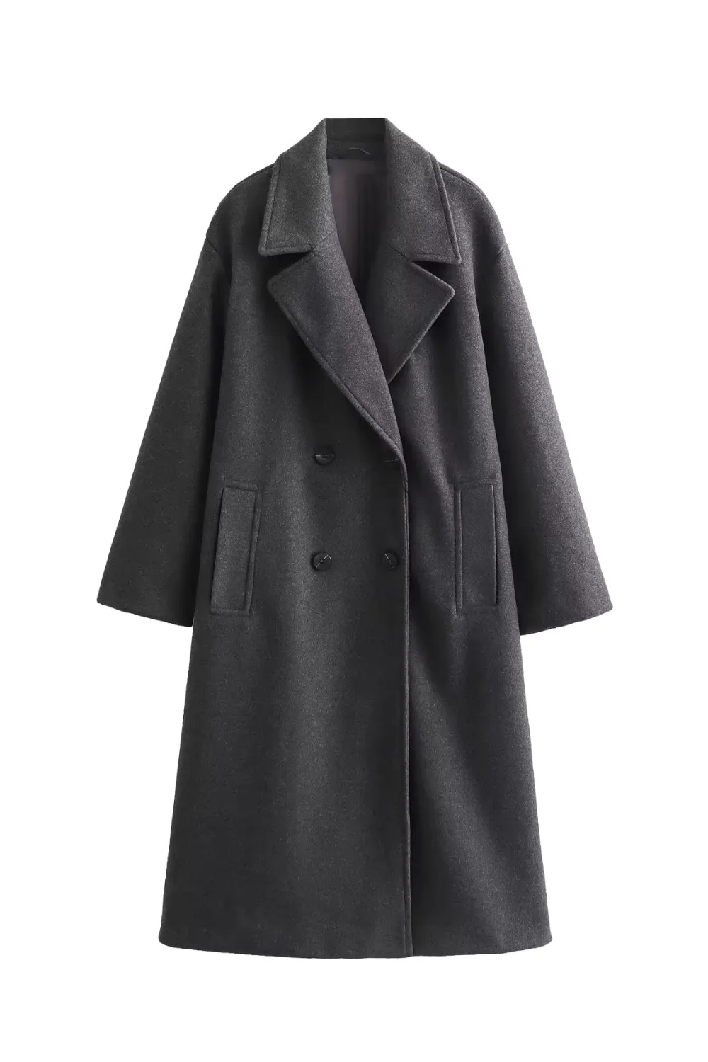 'Katie' Double-Breasted Collared Coat (4 Colors)