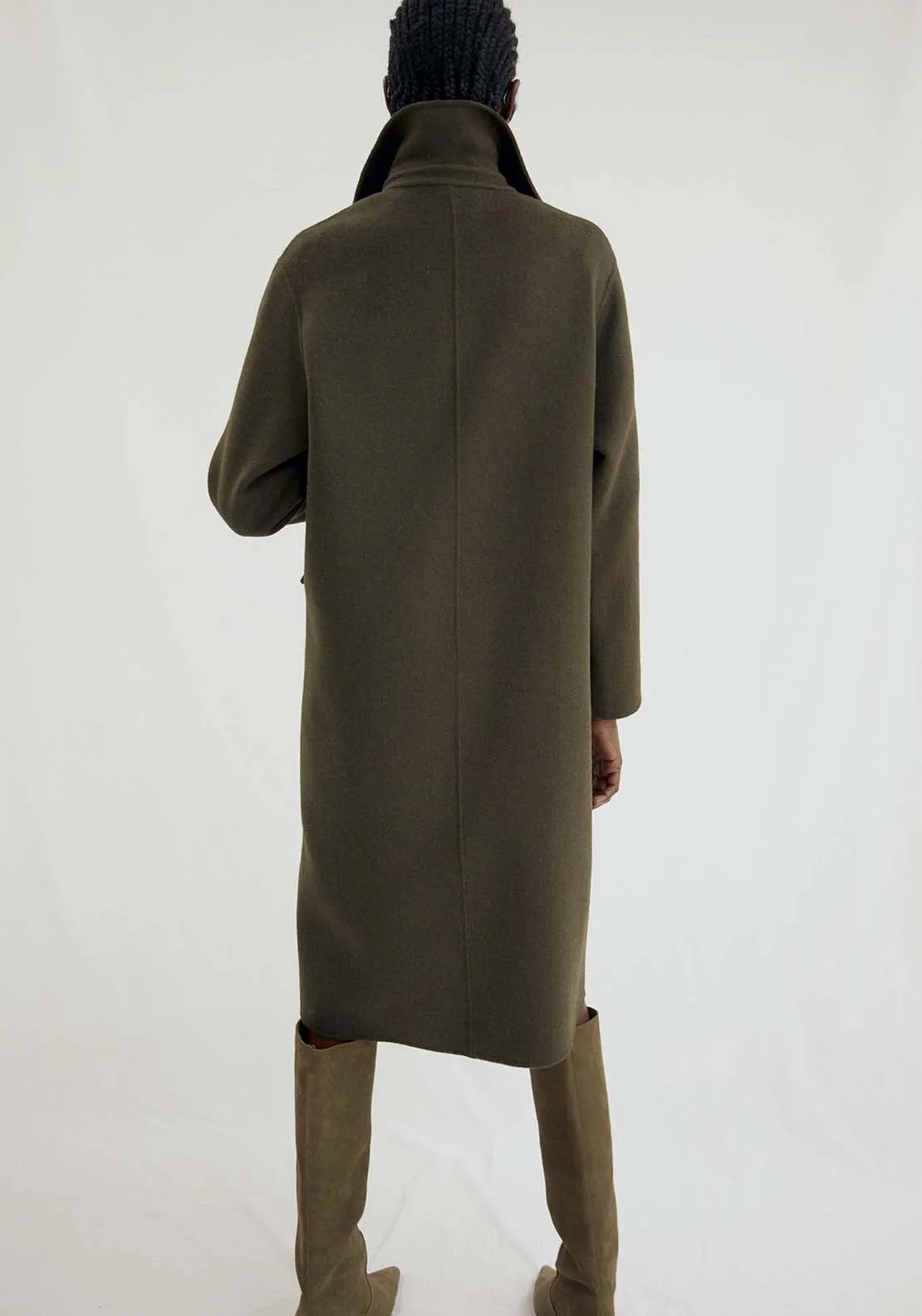 Khaki Handmade Coat - Khaki