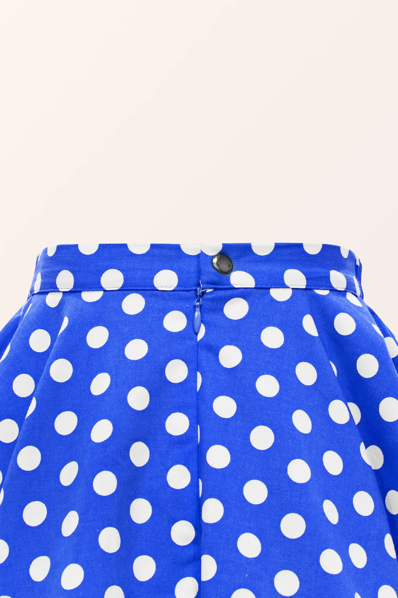 Kids Polka Dot Swing Skirt - Royal Blue