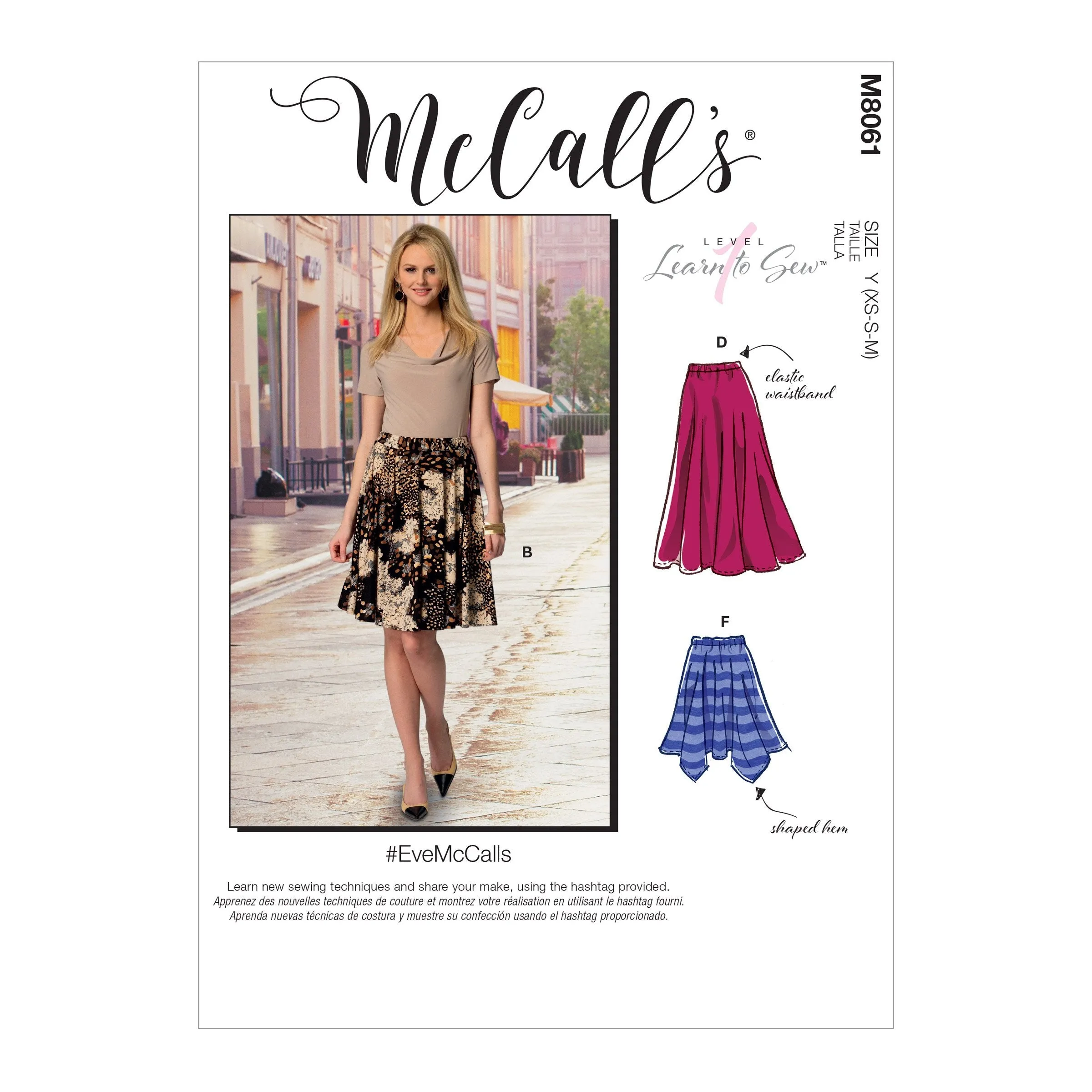 McCall's pattern 8061 Flared Skirts