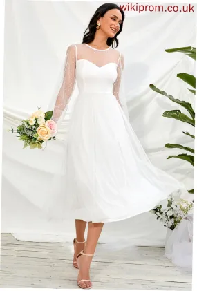 Mckayla Dress Tea-Length Wedding A-Line Wedding Dresses