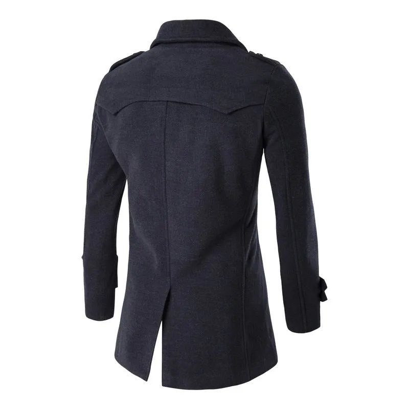 Men's Elegant Double Breasted Winter Coat