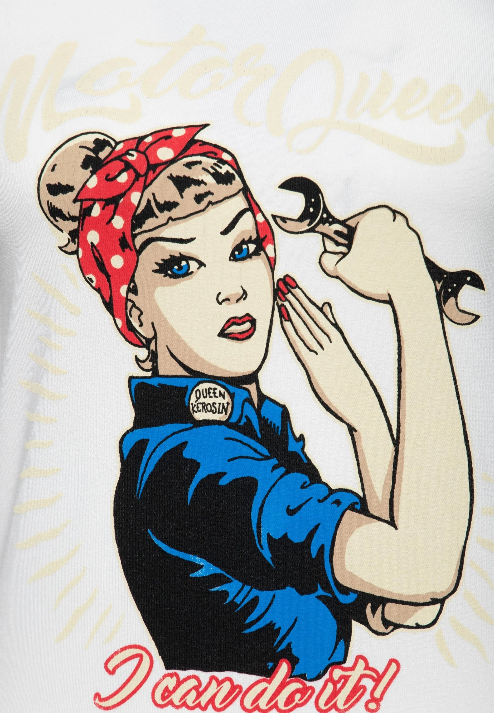 Natalie – Women's Retro Print T-Shirt