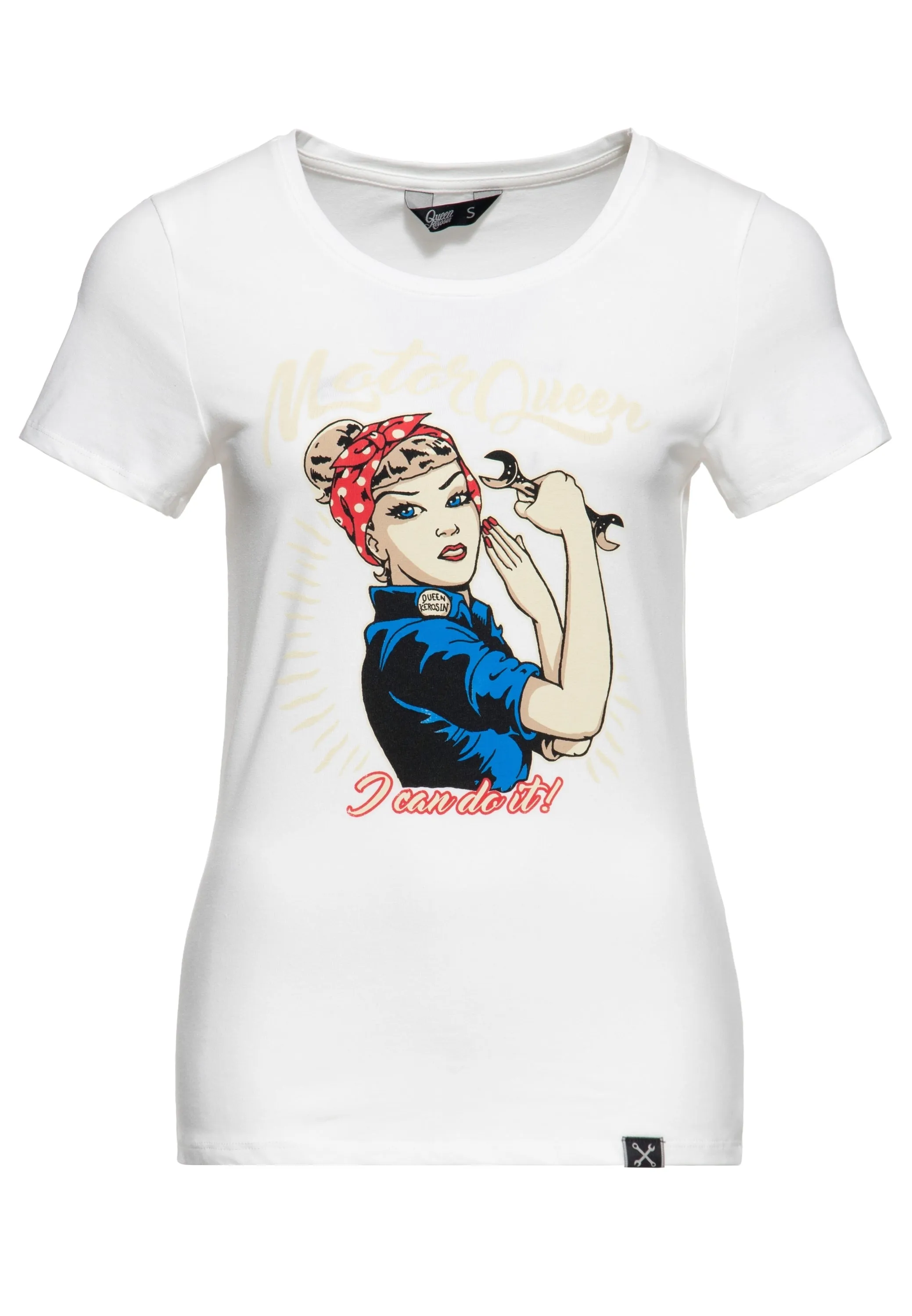 Natalie – Women's Retro Print T-Shirt