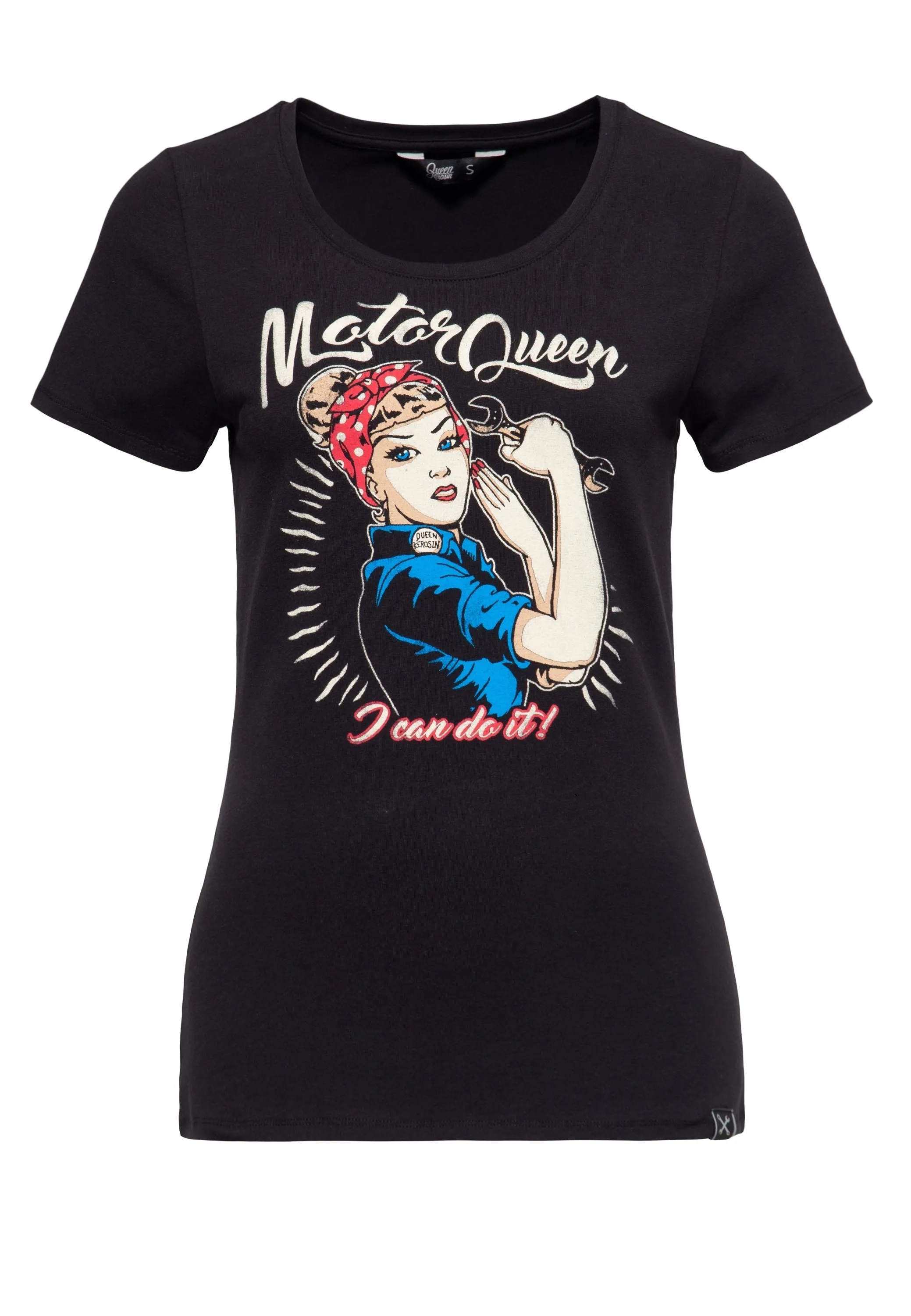 Natalie – Women's Retro Print T-Shirt