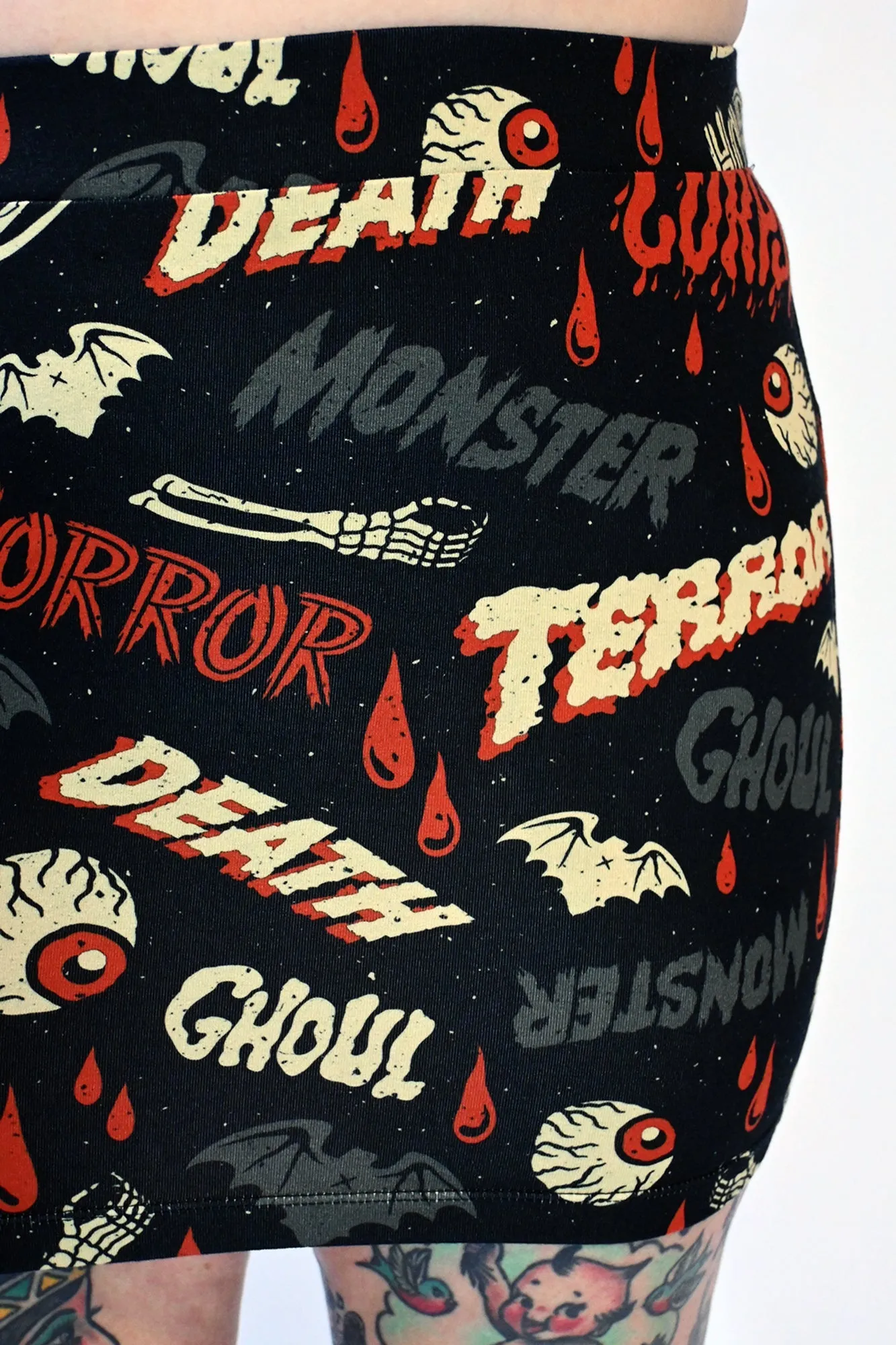 Oh the Horror Mini Skirt by Sourpuss