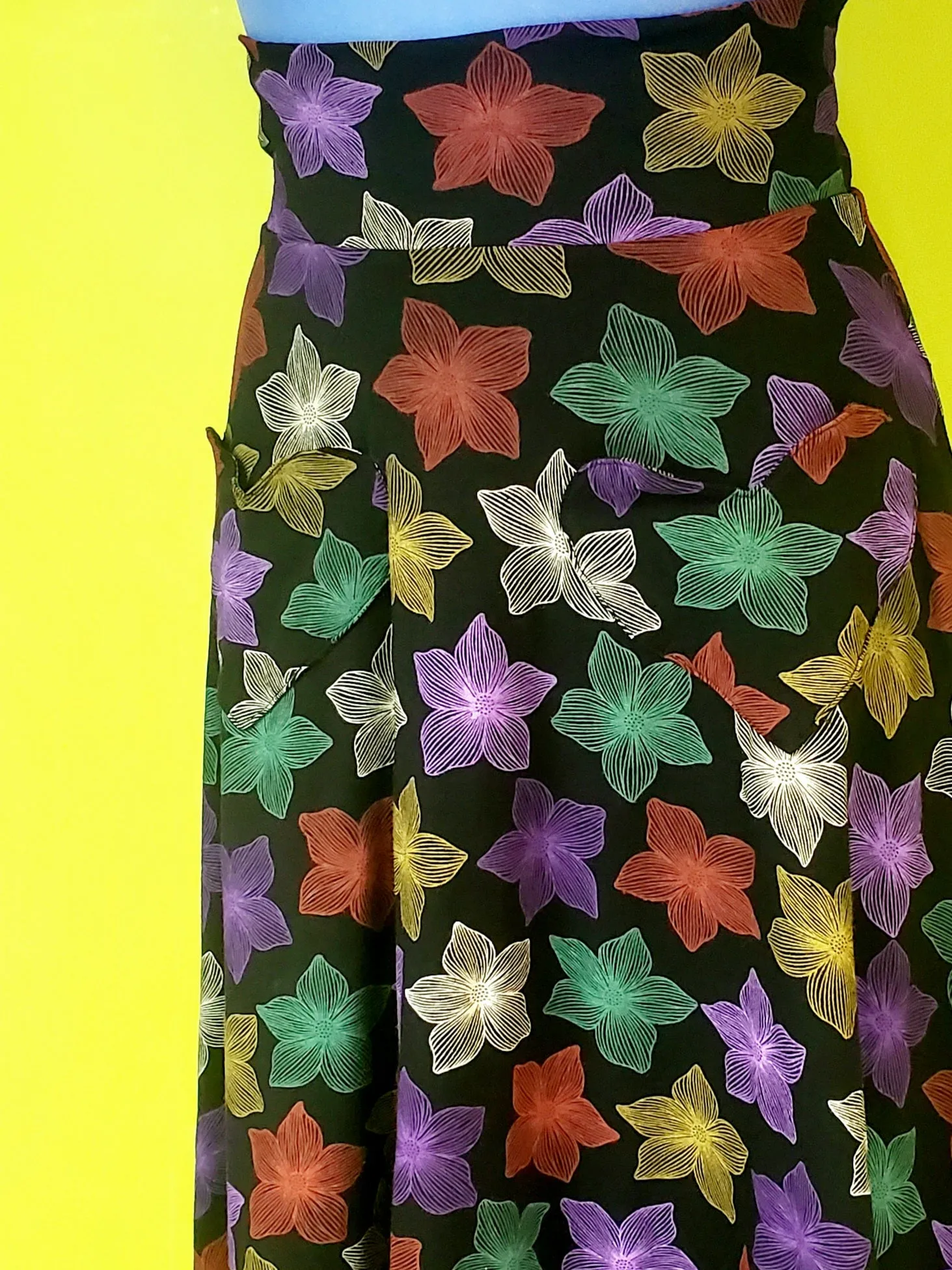 Picnic Skirt in Tropical Print by Effie's Heart