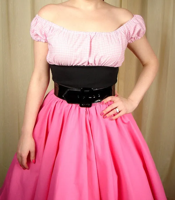 Pink Full Circle Skirt