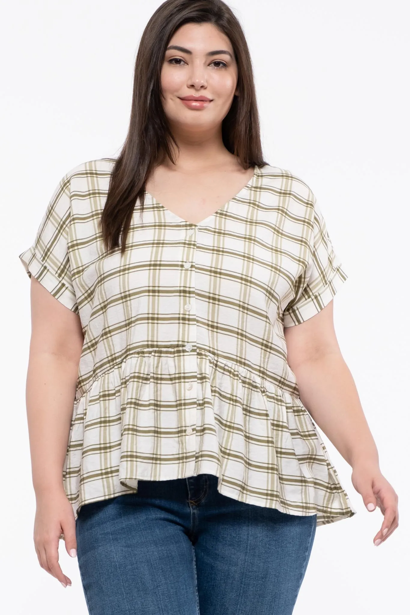 PLUS GRID BUTTON UP TOP