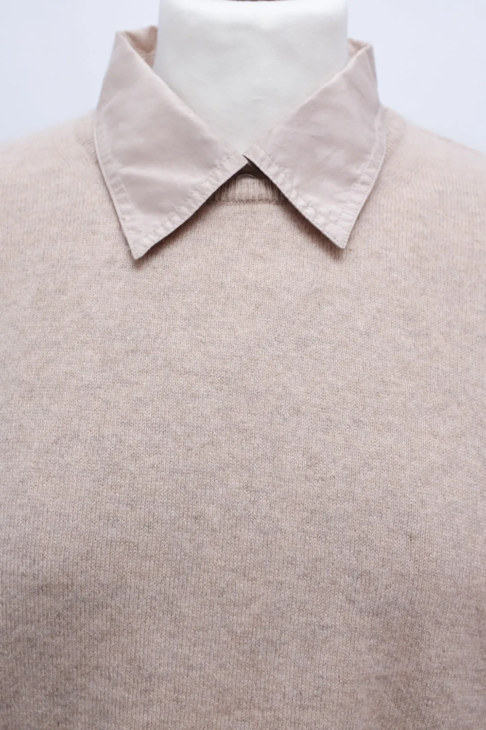 PURE SILK BEIGE VINTAGE SHIRT