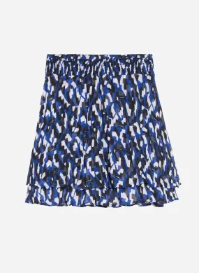 Roxana Blue Mini Skirt