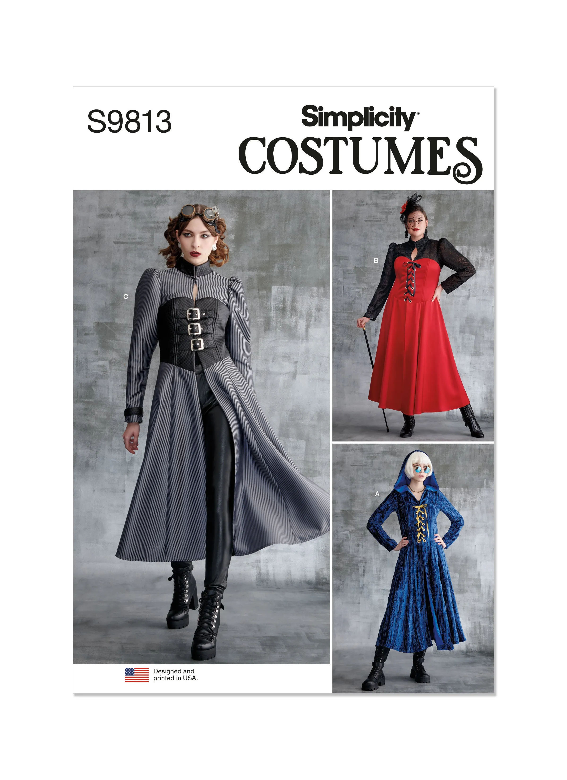 Simplicity sewing pattern 9813 Misses' and Women's Costumes