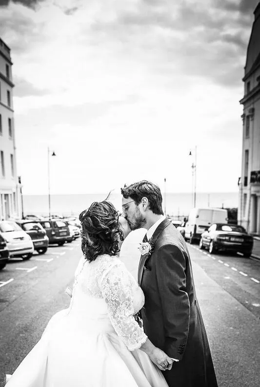 Tea Length Plus Size Wedding Dress with 3/4 Sleeves, 1950s Vintage Gown,20111553