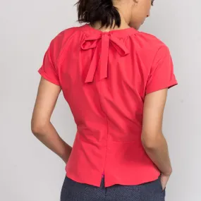 Tie-Back Peplum Top