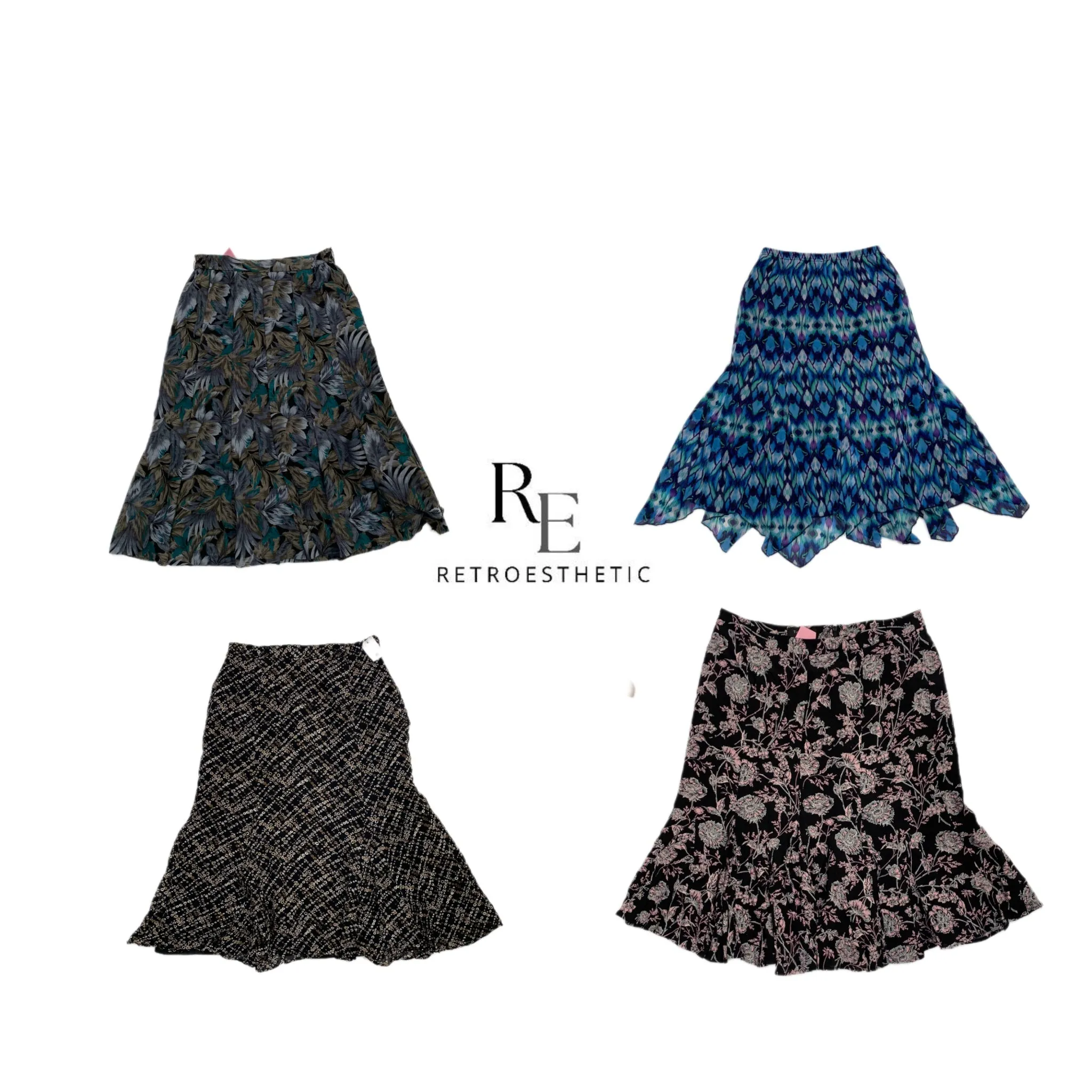 Y2K Grungy Printed Skirts (SR-121)